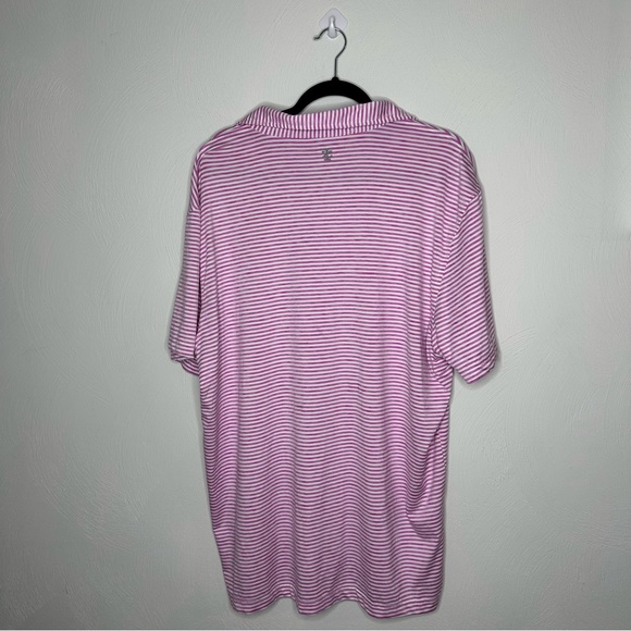Izod Polo Striped Golf Top - Picture 3 of 4
